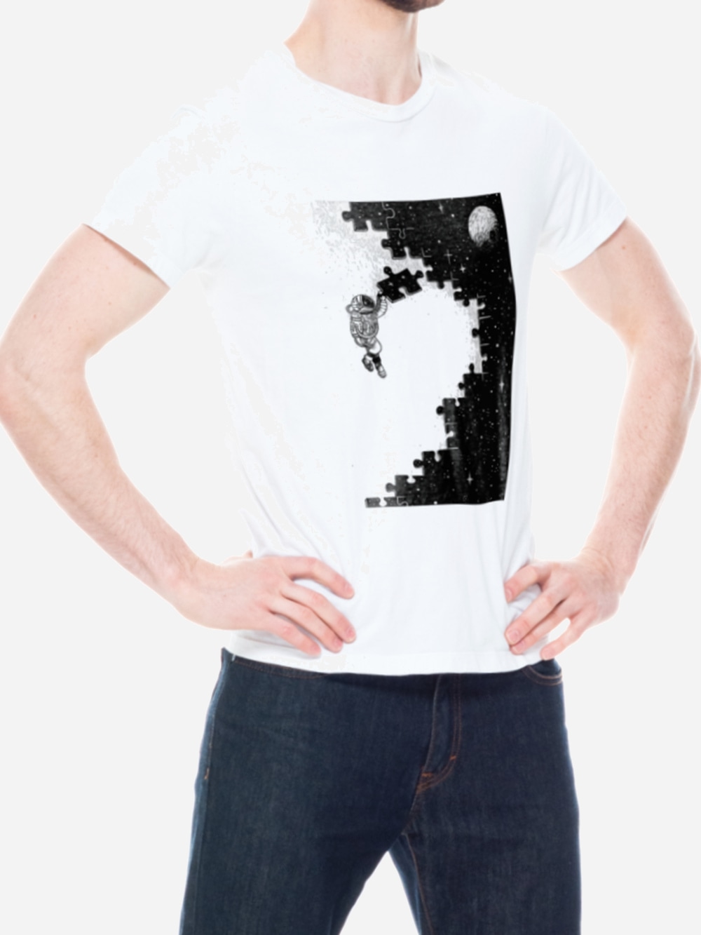 Футболка Trace of Space Space pazle TOSW10004 2XL Біла від Rozetka на платформі USKIDKA Акція на Футболка Trace of Space Space pazle TOSW10004 2XL Біла від Rozetka