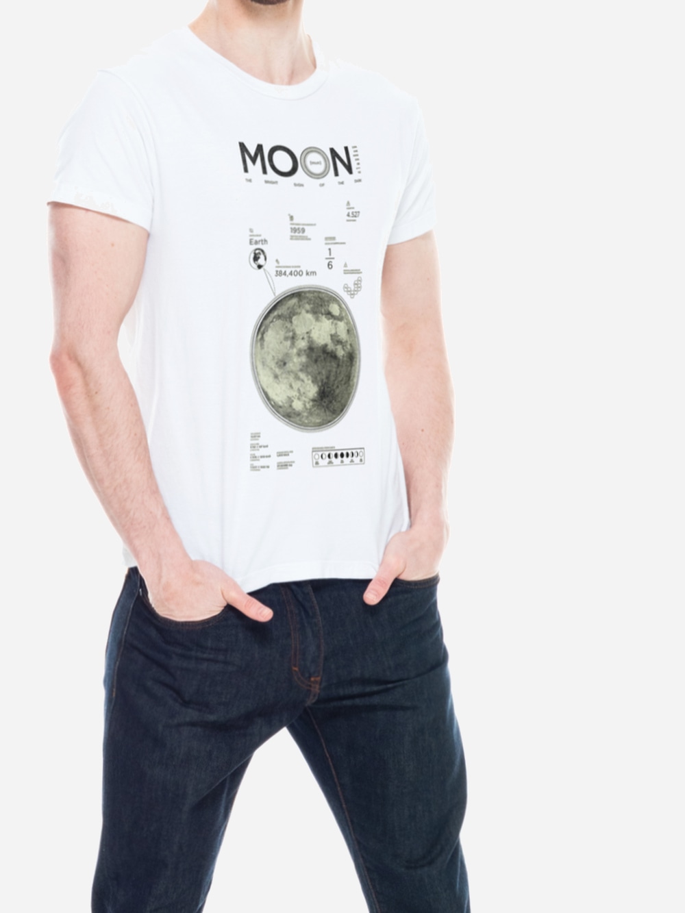 Футболка Trace of Space Moon TOSW10009 XL Біла від Rozetka на платформі USKIDKA Акція на Футболка Trace of Space Moon TOSW10009 XL Біла від Rozetka