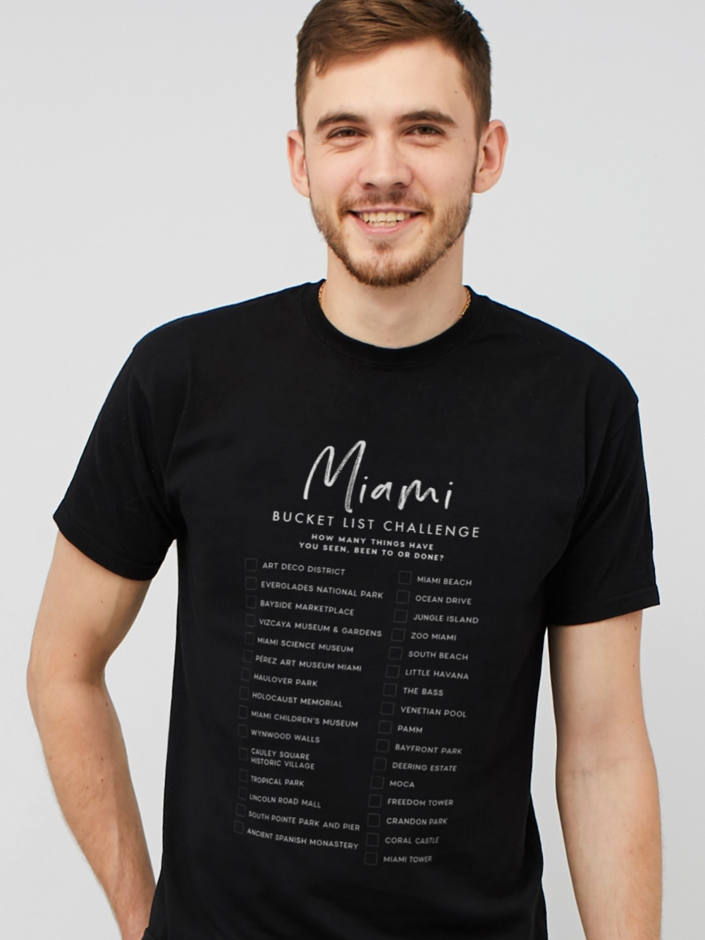 Футболка MEMO Miami. Bucket list challenge MM10059 XXL Чорна від Rozetka на платформі USKIDKA Акція на Футболка MEMO Miami. Bucket list challenge MM10059 XXL Чорна від Rozetka