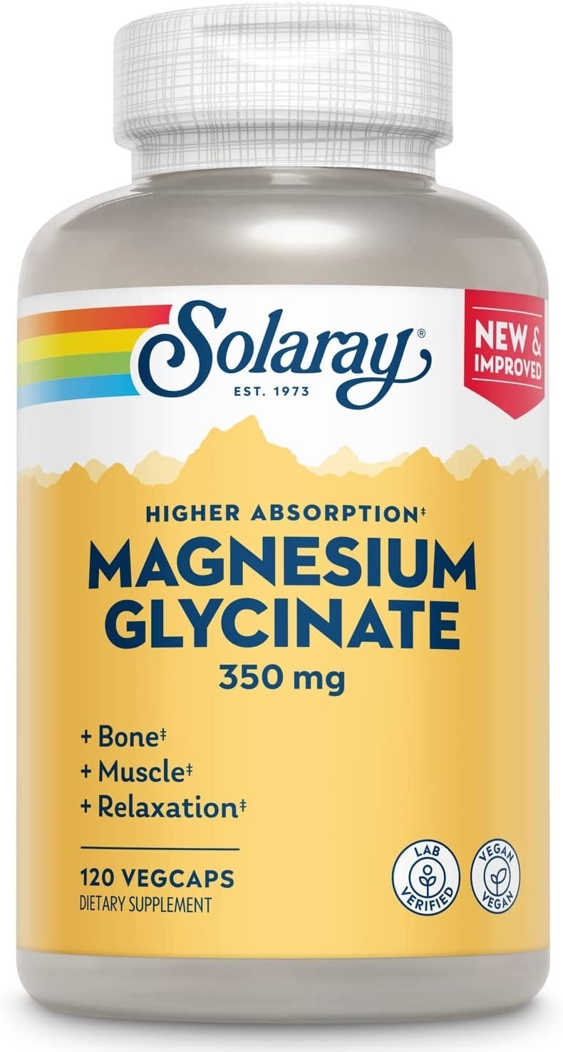 Магній гліцинат Solaray Magnesium Glycinate 350 мг 120 капсул ...