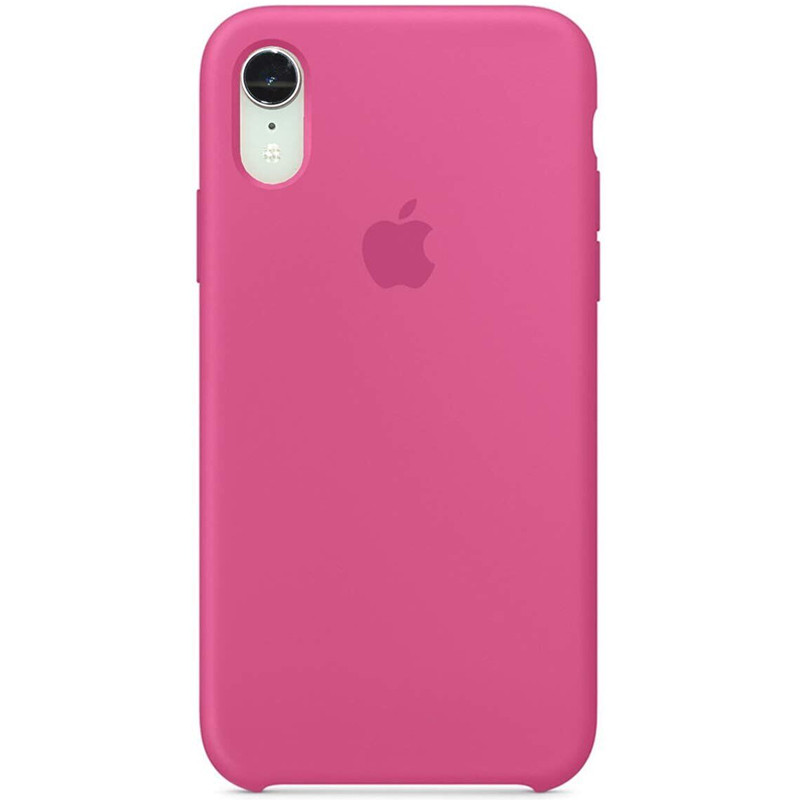 

Чехол Epik Silicone case (AAA) для Apple iPhone XR (6.1") Малиновый/Dragon Fruit