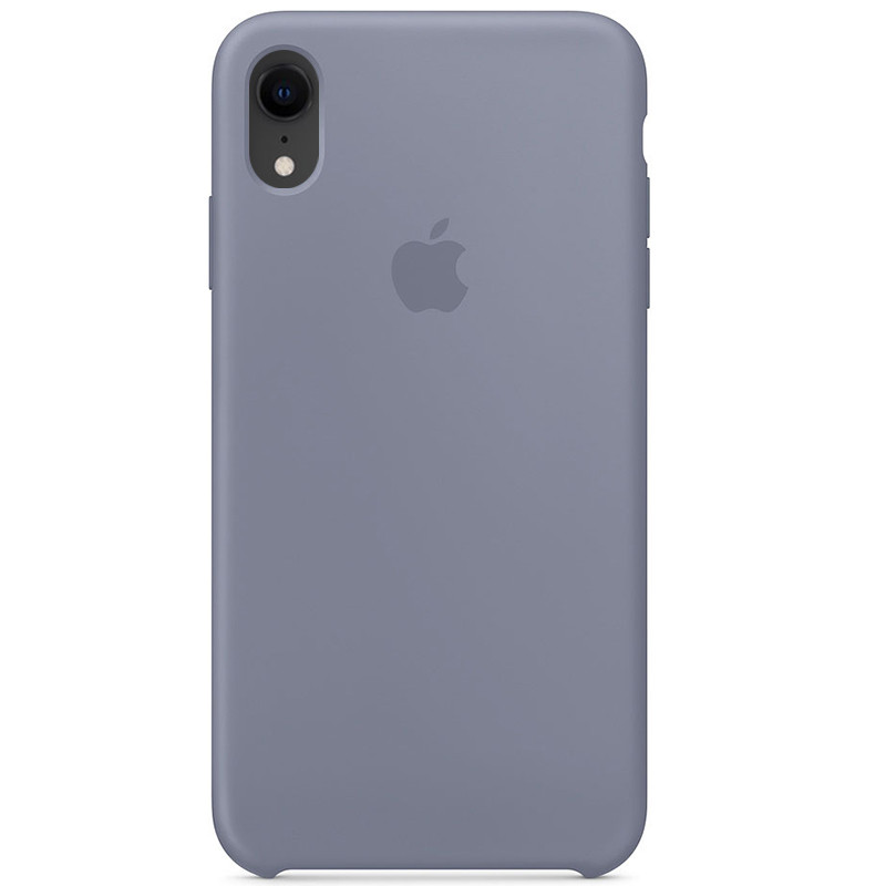 

Чехол Epik Silicone case (AAA) для Apple iPhone XR (6.1") Серый/Lavender Gray