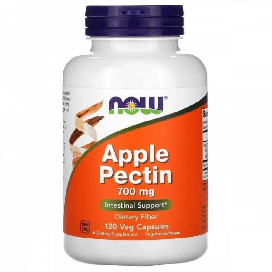 Яблучний пектин, Apple Pectin, Now Foods, 700 мг, 120 капсул (NOW-06425 ...