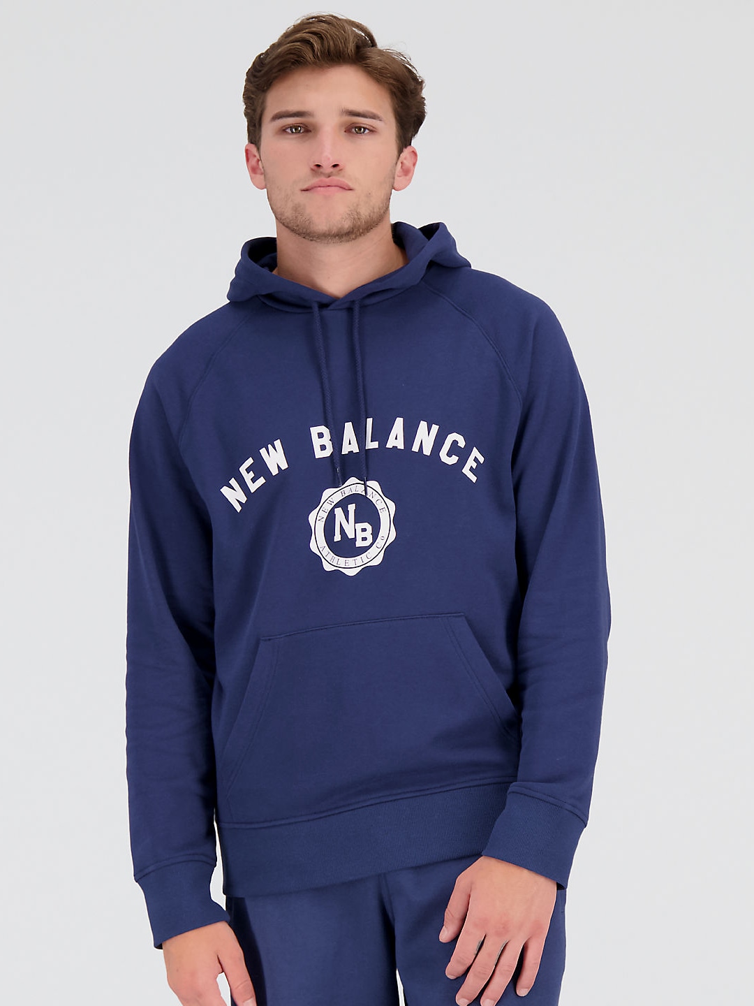 Худи New Balance Sport Seasonal MT31901NNY L Синее (196432506040 ...