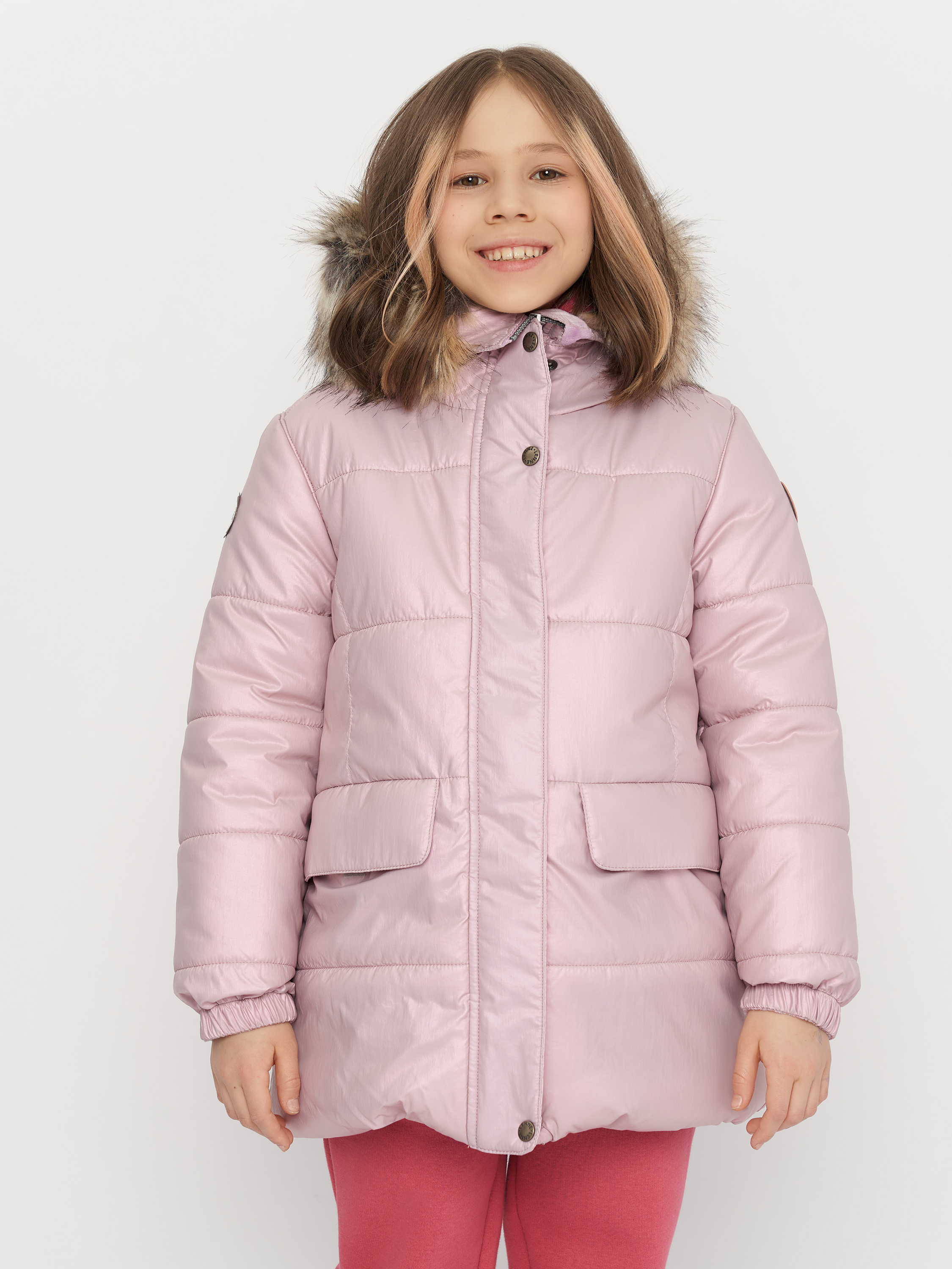 Акція на Дитяча зимова куртка для дівчинки Lenne Frida 21328-121 98 см від Rozetka