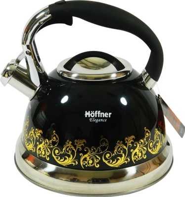

Чайник Hoffner зі свистком 3 л 3888-HF Black