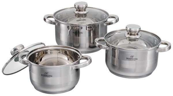

Набір посуди BOHMANN 6 предметів 06-375-BH