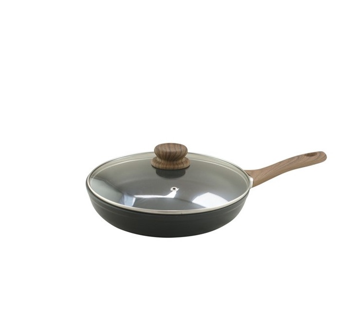 

Сковорода традиційна з кришкою VINCENT 28 см 4463-28-VNC