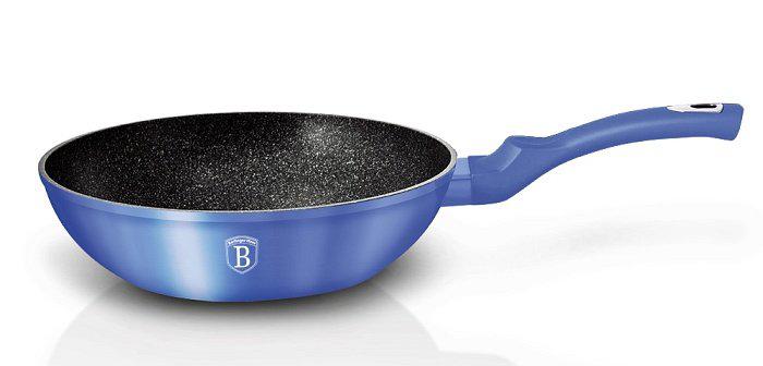 

Сковорода традиційна Вок Berlinger Haus "Metallic Line Royal Blue Edition" 28 см 1651-BH
