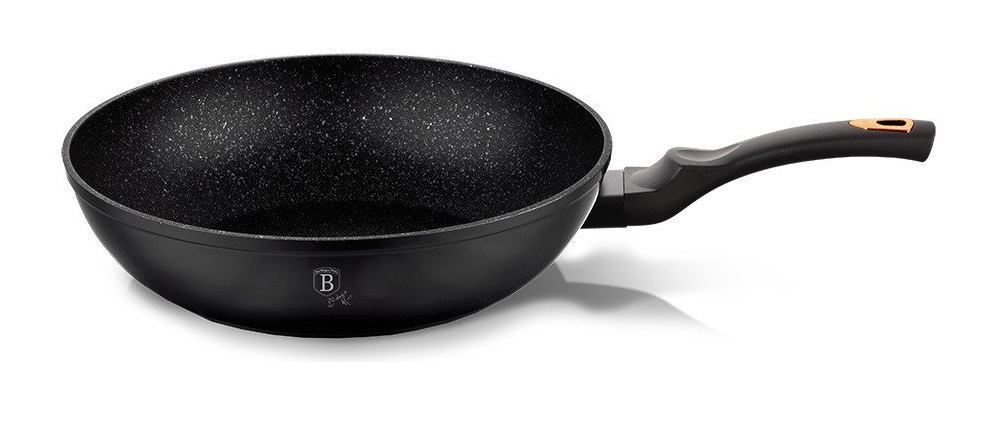 

Сковорода традиційна Вок Berlinger Haus "Black Rose Collection" 28 см 1638-BH