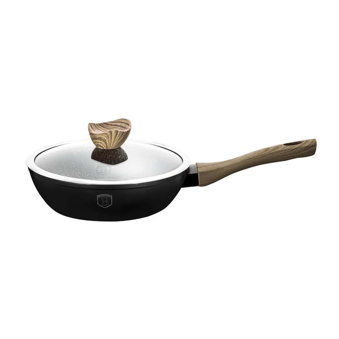 

Сковорода традиційна з кришкою Berlinger Haus "Ebony Maple" 24 см 1707-BH