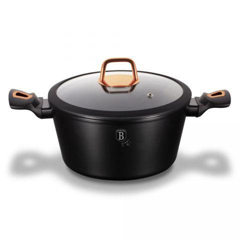 

Кастрюля з кришкою Berlinger Haus-Black Rose Gold Collection 1641N-BH
