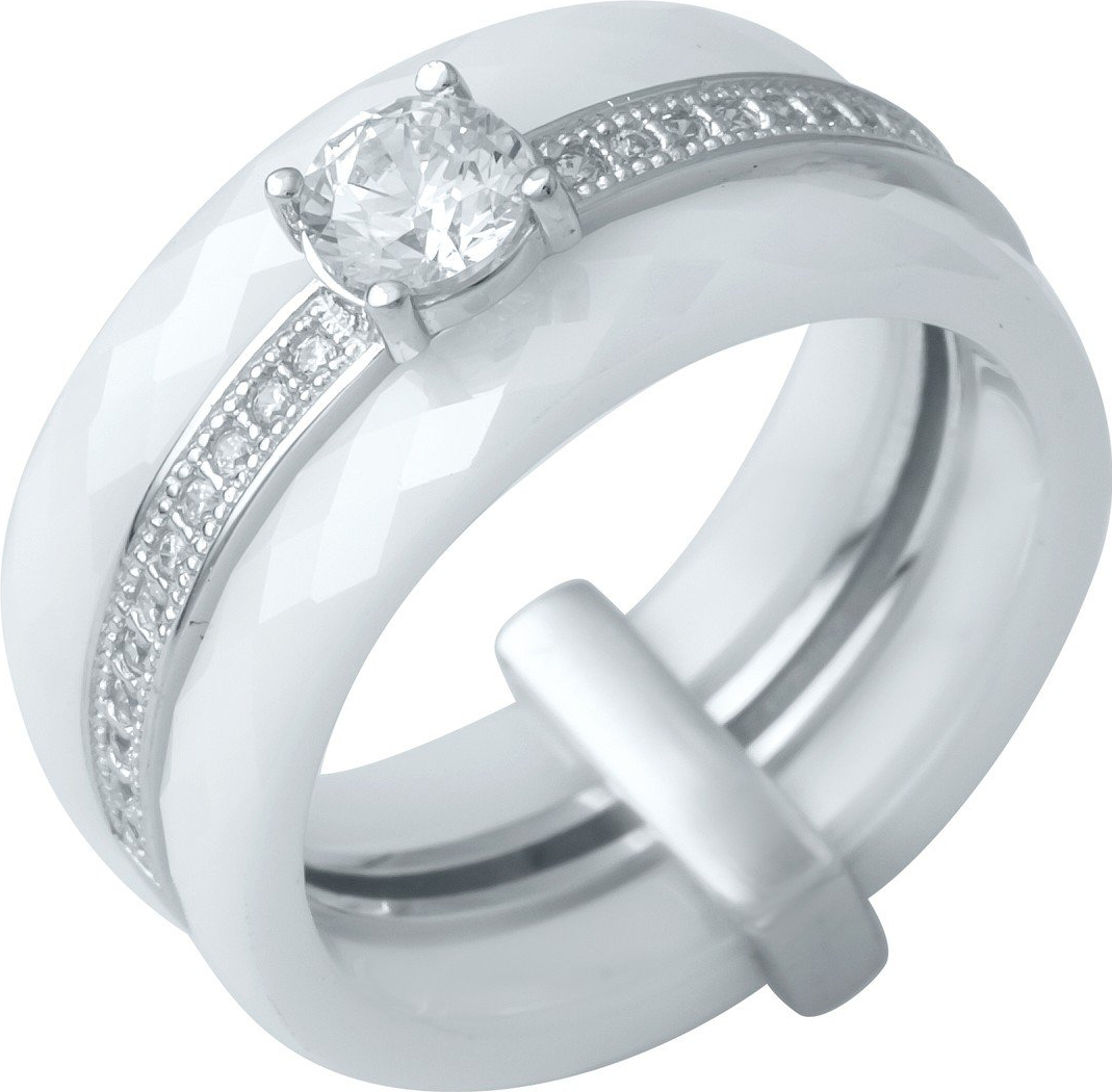 

Серебряное кольцо SilverBreeze с керамикой 0481630 16 размер, 16 размер