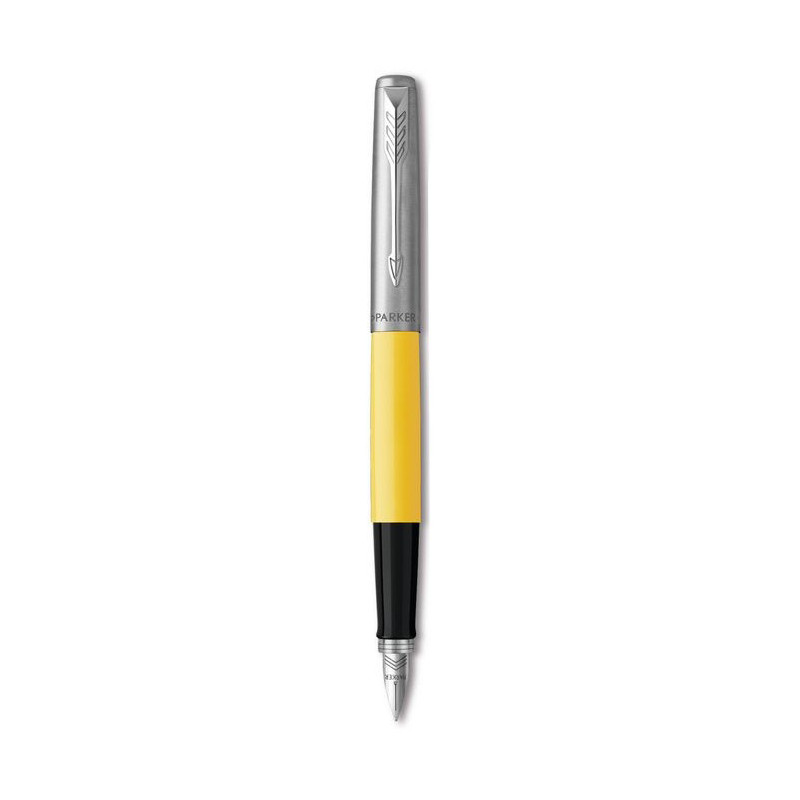 

Перьевая ручка Parker Jotter 17 Plastic Yellow CT FP F 15 311