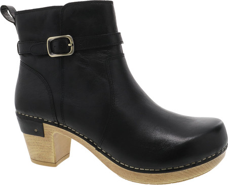 

Женские ботинки Dansko Anya Ankle Bootie Black Waxy Burnished Leather 41