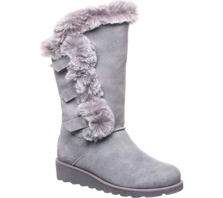 

Женские угги Bearpaw Genevieve Mid Calf Boot Gray Fog Suede/Fur 40