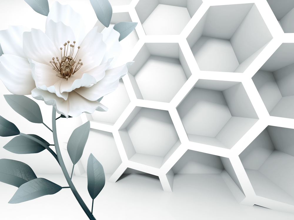

Фотообои 3D '3d цветок' (6204) , Живопись