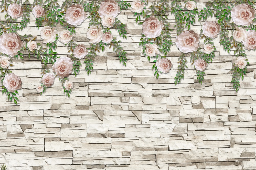 

Фотообои Цветы 'Висячие цветы' (6194) , Песок