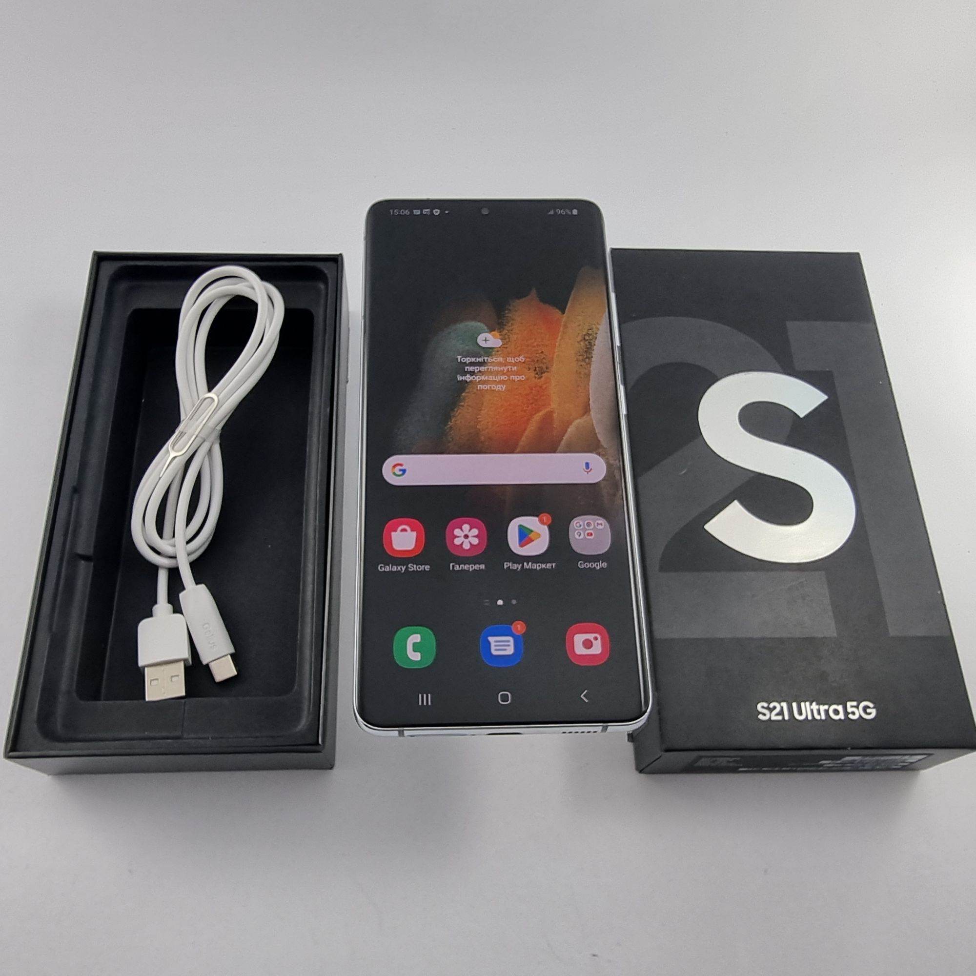 Samsung Galaxy S21 Ultra 5g Single Sim Sm G998nzsekoc Phantom Silver Samsung 当社3ヶ月間保証 中古 4176