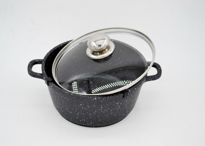 Кастрюля с крышкой и мраморным покрытием 3,2 л Benson BN-306 – фото ...
