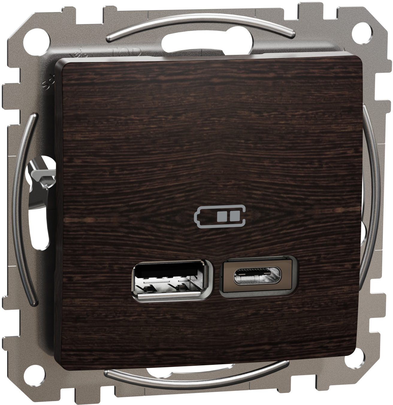 Двойная USB-розетка типа А + С Schneider Electric Sedna Design Венге ...