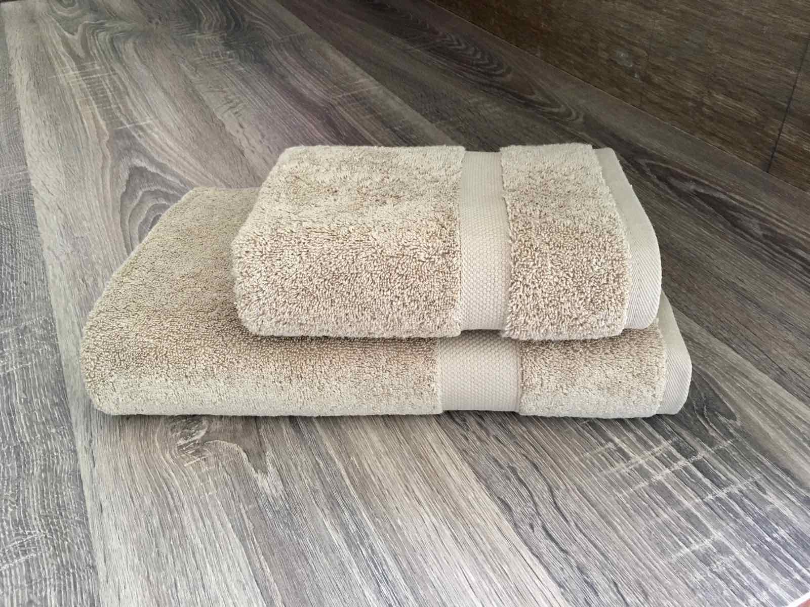 

Махровое полотенце Moka Textile Бежевое 70*140см