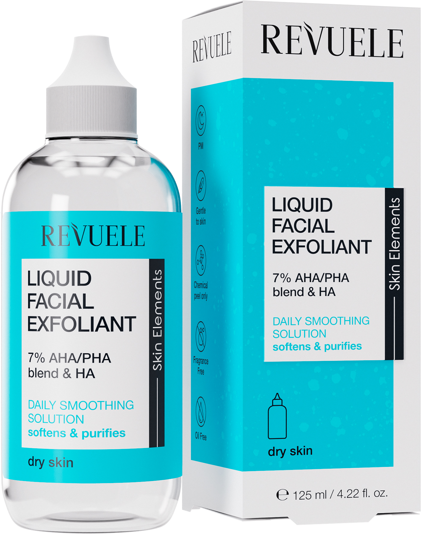 Деликатный пилинг для лица REVUELE Liquid Facial Exfoliant 7% AHA/PHA ...