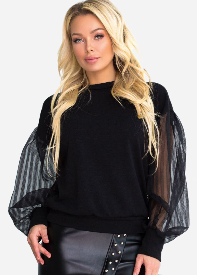 

Блузка Jaklin 8016  Черная, Блузка Jaklin 8016 S Черная