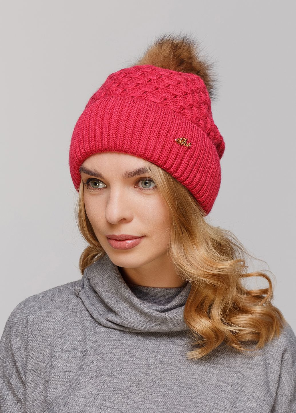 

Шапка Fashion Star 56-60 см Малиновый 550744