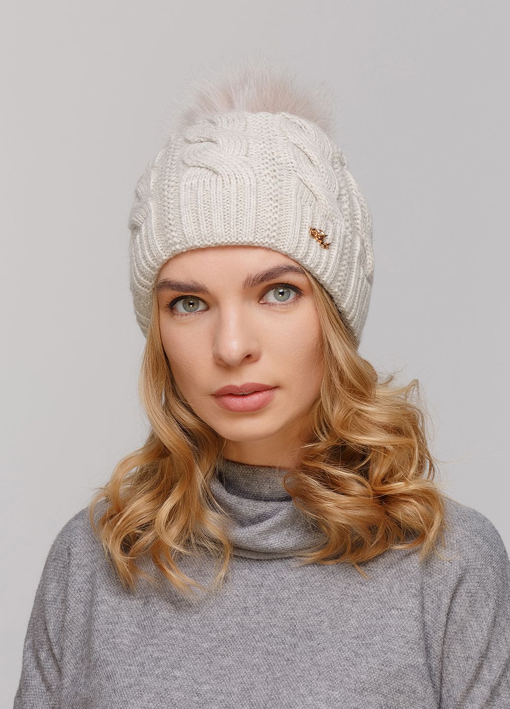 

Шапка Fashion Star 56-60 см Бежевый 550661