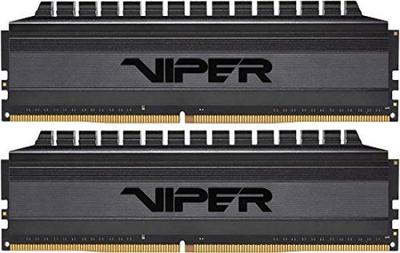 

Оперативна пам'ять Patriot Viper DDR4 BLACKOUT 32GB 3600 MHz CL18 (Kit of 2x16384) DIMM Black 2 (PVB432G360C8K)