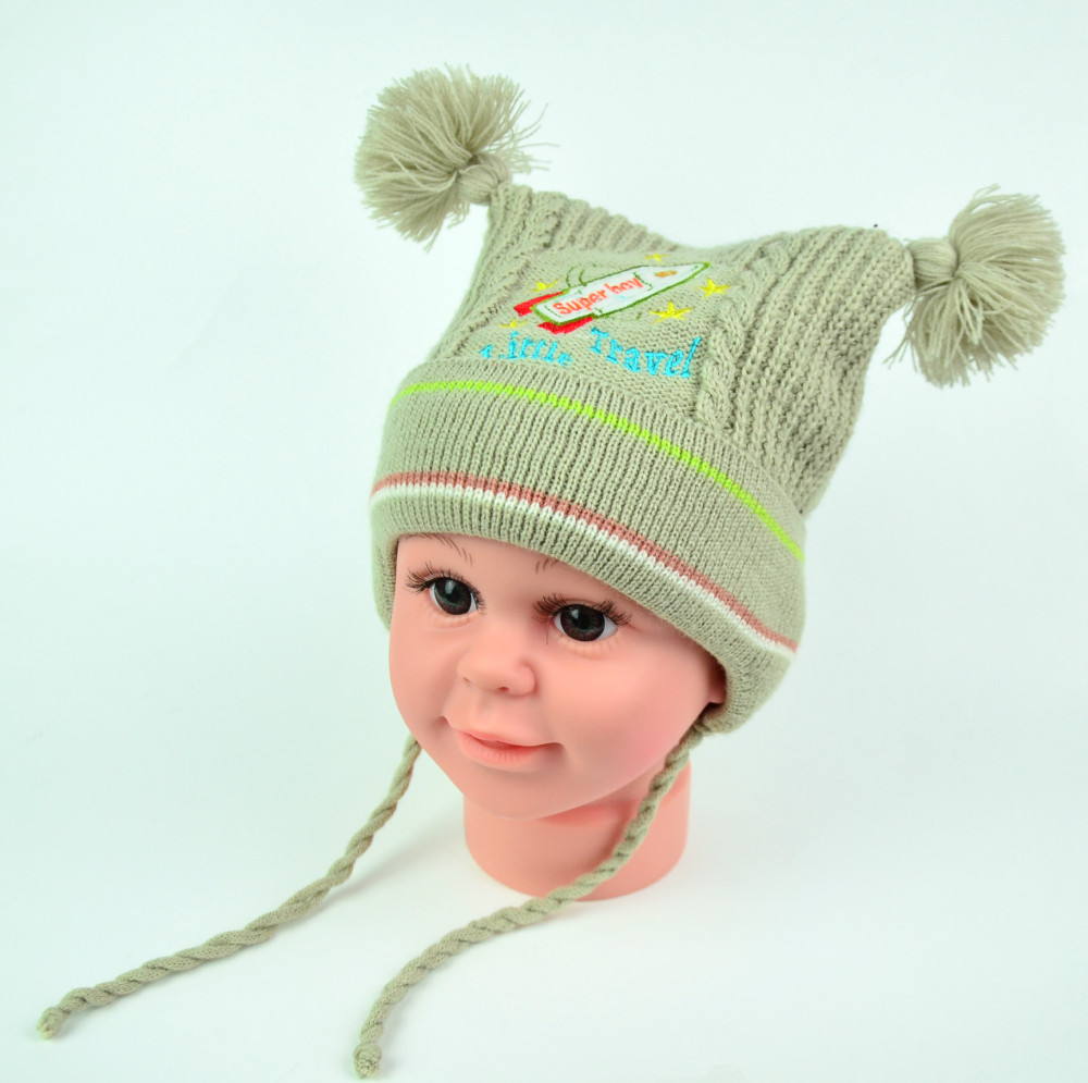

Зимняя шапка для мальчика Super boy (44-48 см) ZGS00038