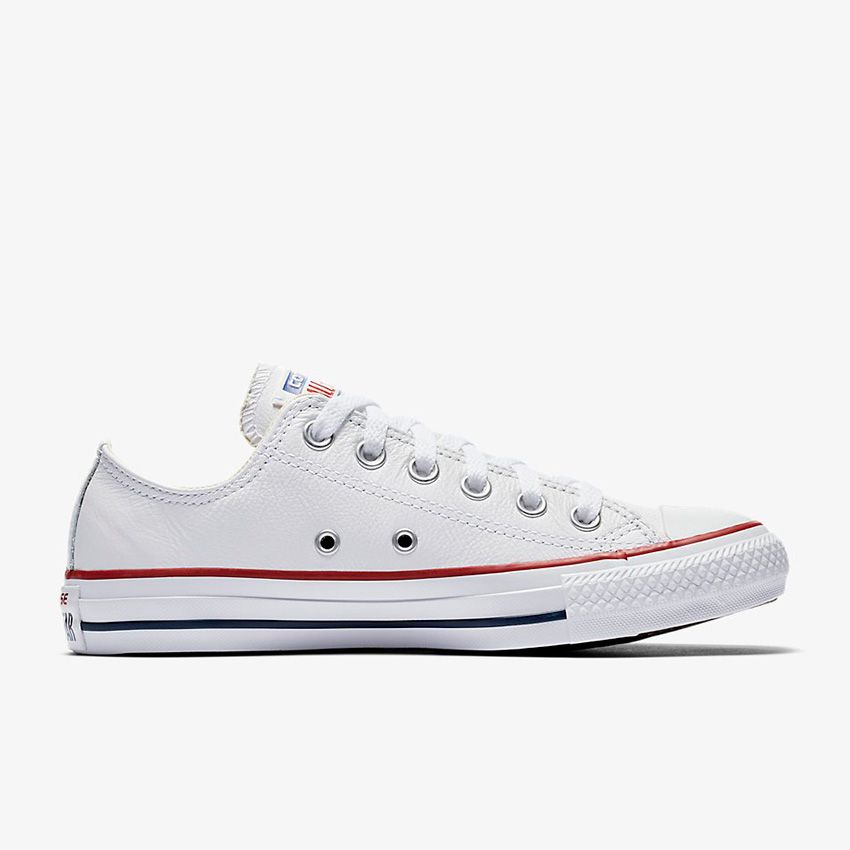 Converse chuck taylor all clearance star leather ox white