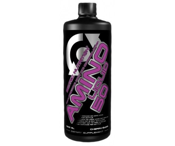 

Жидкие аминокислоты Scitec Amino Liquid 50 1000 ml Вишня-Гуава (124503)
