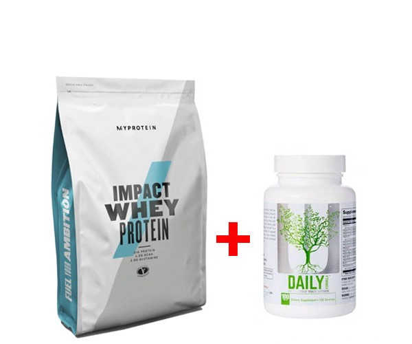 

Комплект Протеин MyProtein Impact Whey Protein, 1 кг - Шоколад + Витамины Universal Nutrition Daily Formula 100 таб (125858)