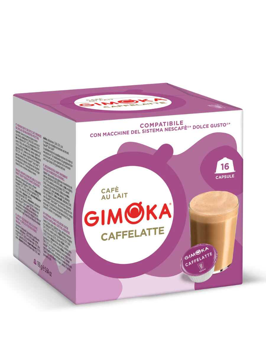 Купить Кофе в капсулах Dolce Gusto Gimoka Caffe Latte 16 шт – ROZETKA ...