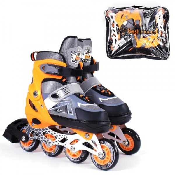 

Ролики с подсветкой "Best Roller" M оранжевый 9807-М