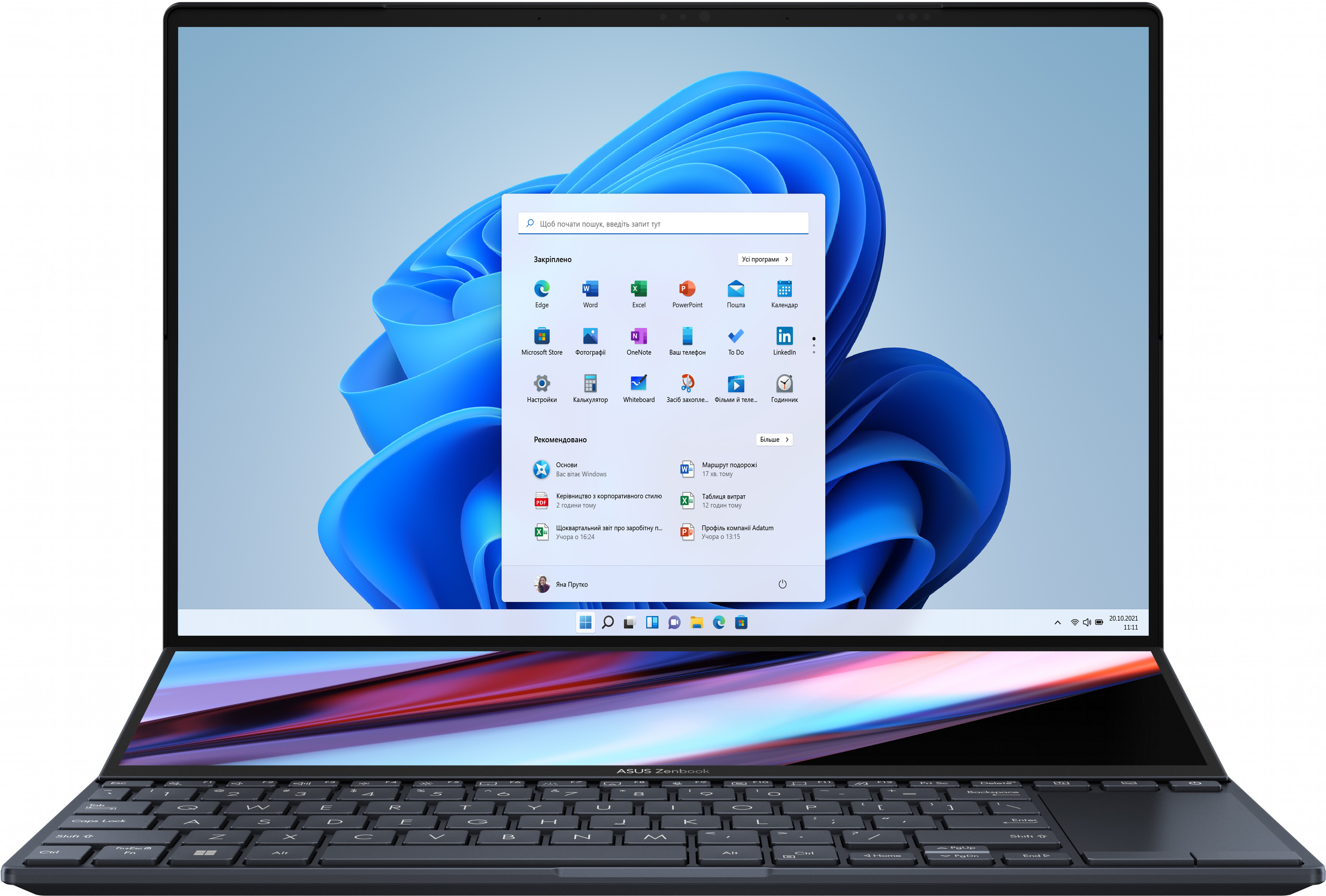 Ноутбук ASUS Zenbook Pro Duo 14 OLED UX8402ZE-M3165W (90NB0X82-M00A20 ...