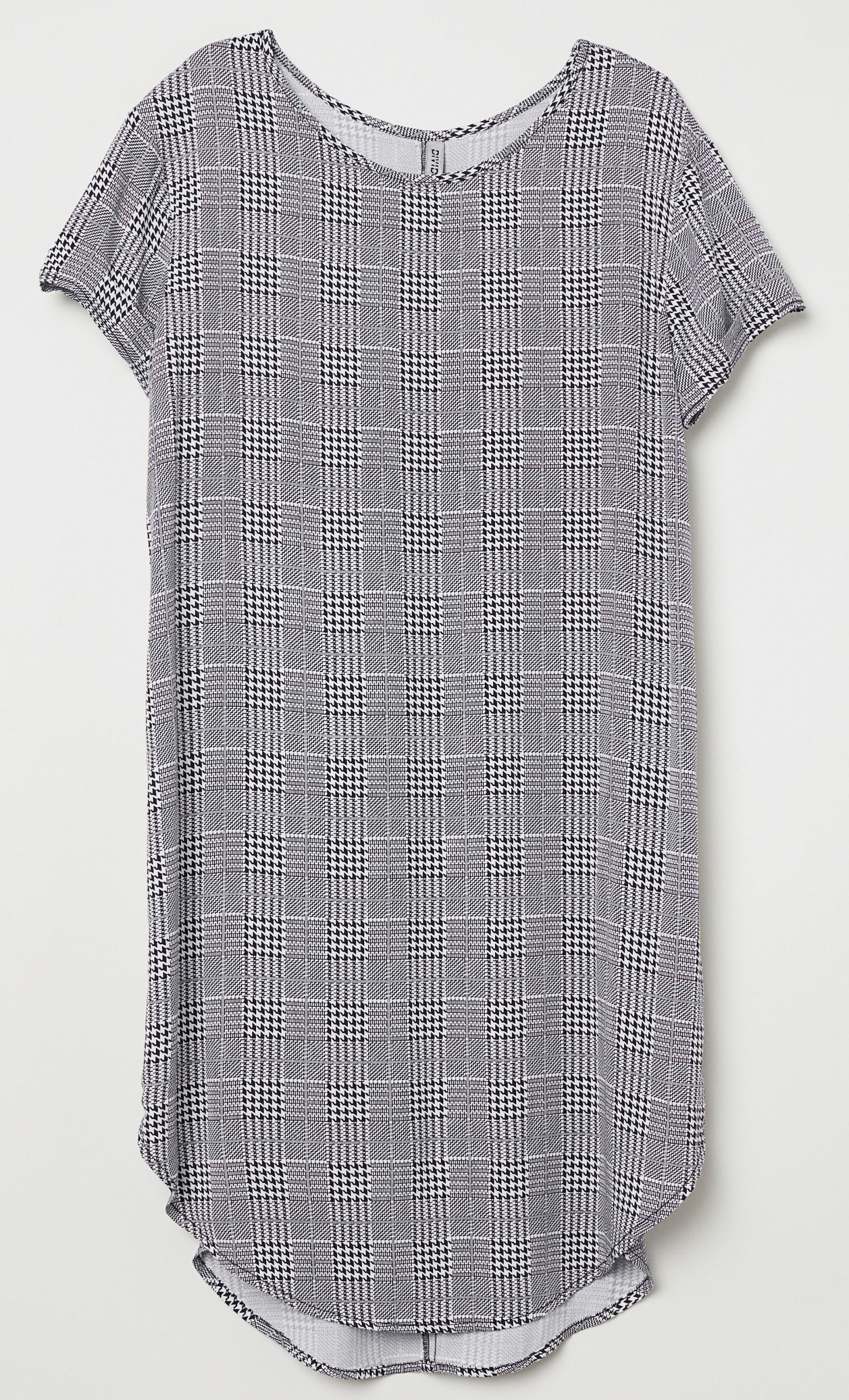 

Платье H&M 4010448RP8 34 Черно-белая клетка