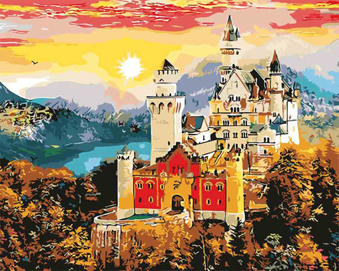 

Картина по номерам Art Craft "Осенний замок" 40 * 50см, 10602-AC