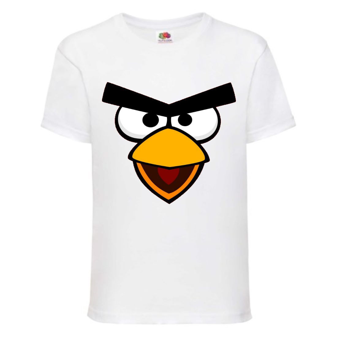 

Футболка детская Энгри Бердс (Angry Birds) белая (AB-face- white) 104 см