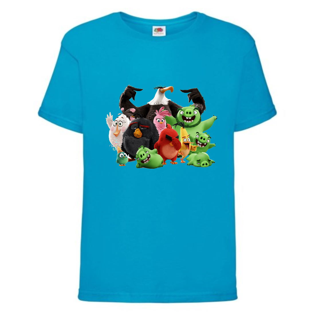 

Футболка детская Энгри Бердс (Angry Birds) голубая (AB-allheroes-1 blue) 116 см
