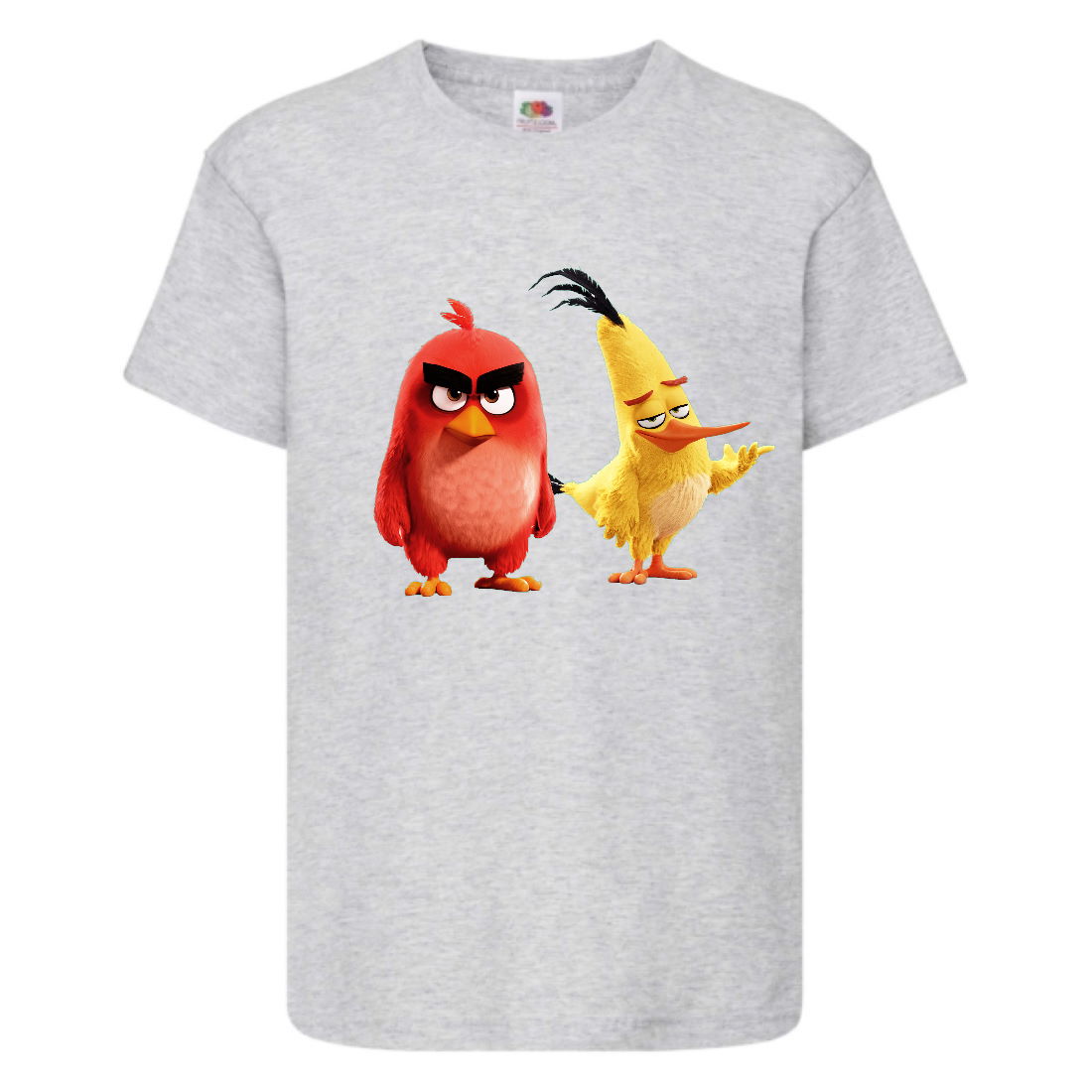 

Футболка детская Энгри Бердс (Angry Birds) серая (AB-red&chak-2-gray) 116 см