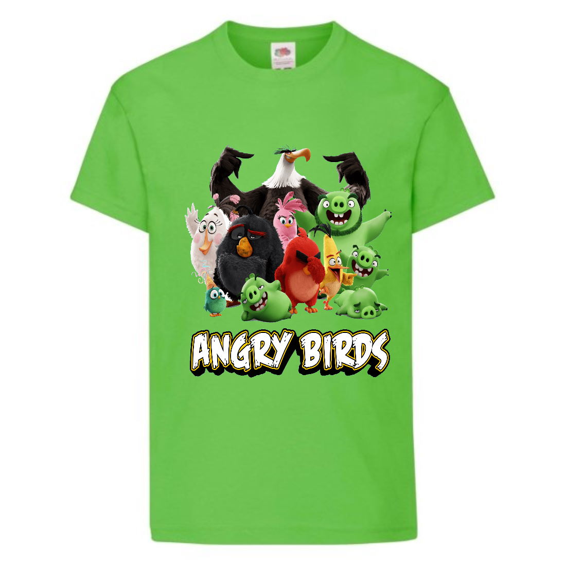 

Футболка детская Энгри Бердс (Angry Birds) светло-зеленая (AB-allheroes-2 green) 116 см