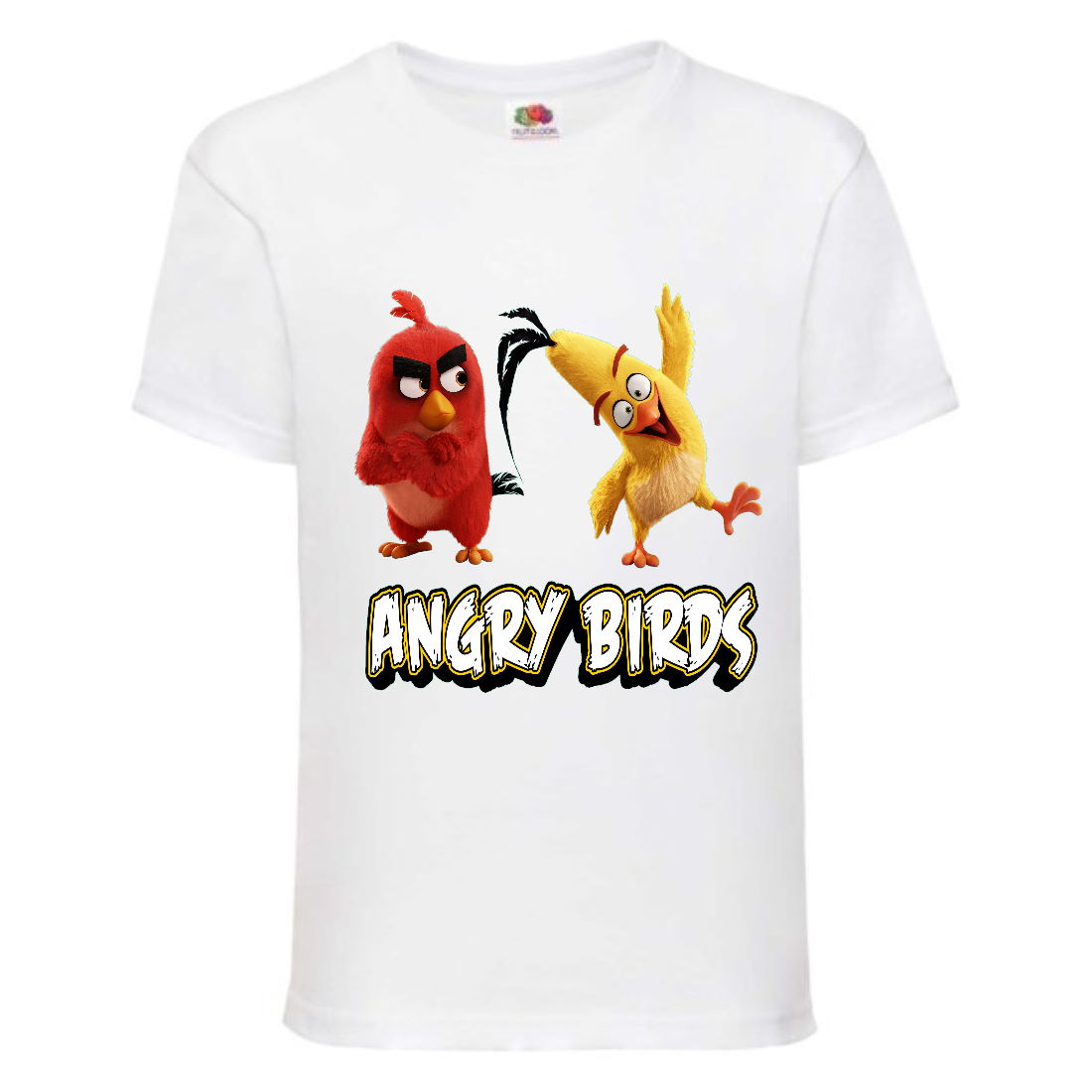 

Футболка детская Энгри Бердс (Angry Birds) белая (AB-red&chak-3-white) 152 см