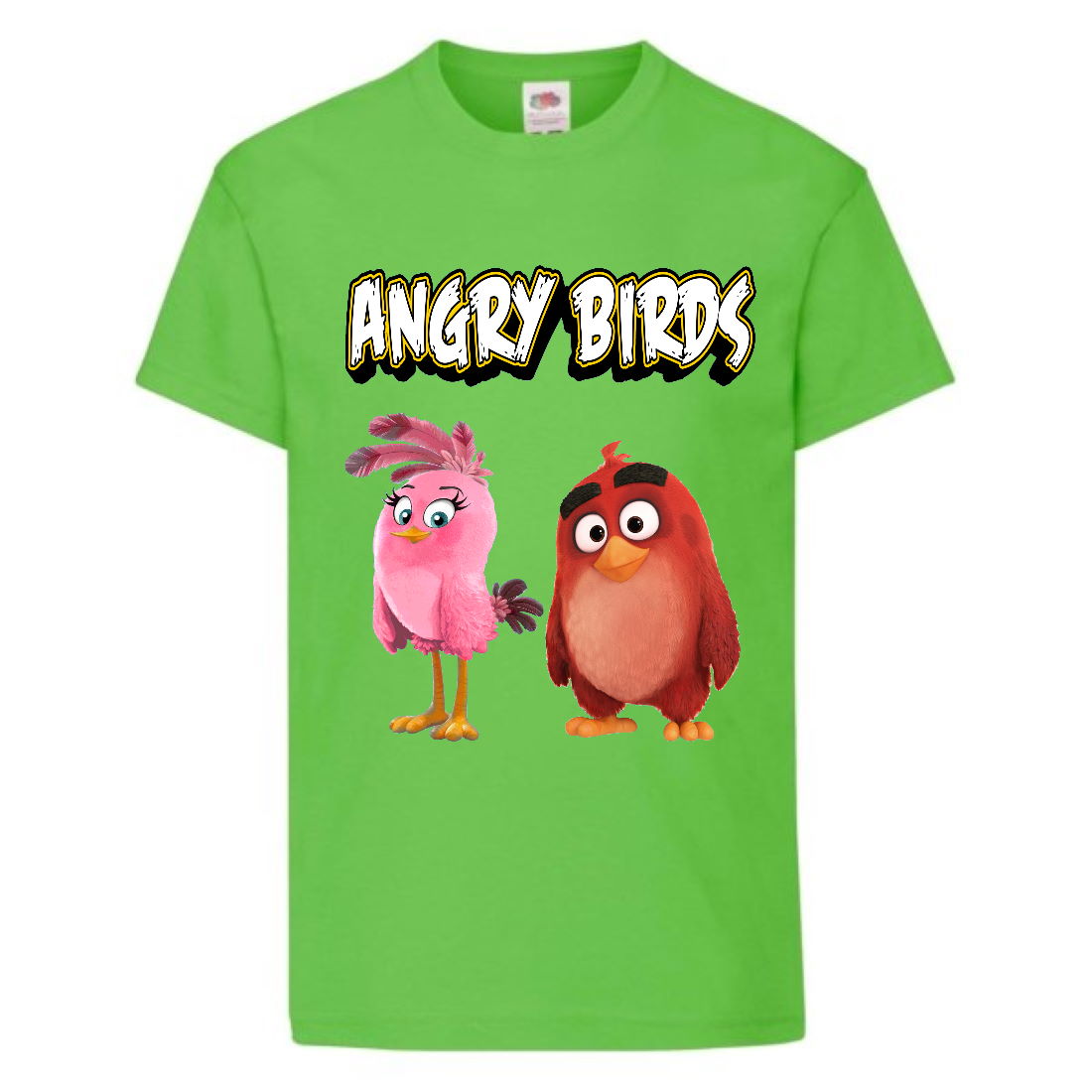 

Футболка детская Энгри Бердс (Angry Birds) светло-зеленая (AB-red&bird-green) 140 см