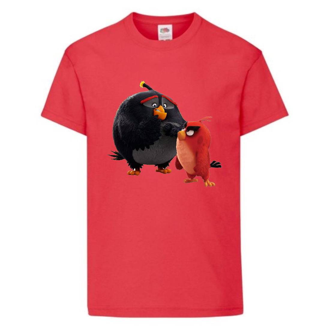 

Футболка детская Энгри Бердс (Angry Birds) красная (AB-red&bomb-red) 104 см