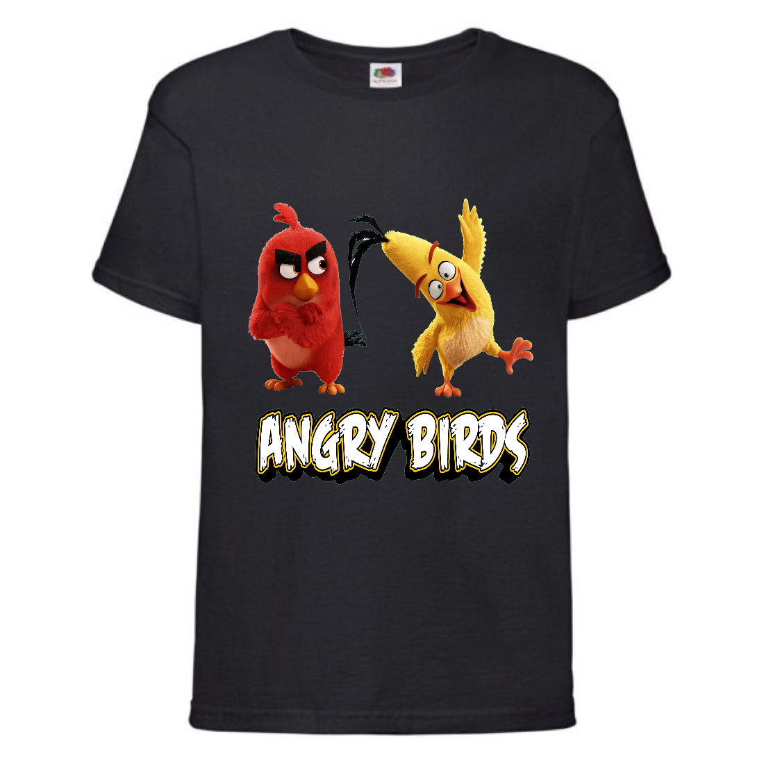 

Футболка детская Энгри Бердс (Angry Birds) черная (AB-red&chak-3-black) 140 см
