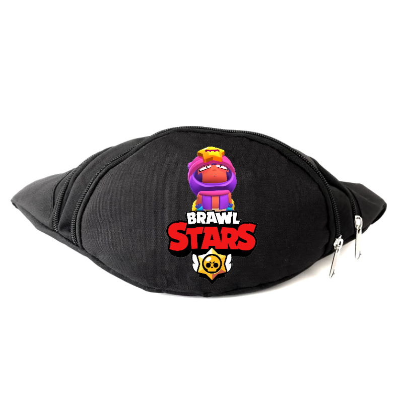 

Сумка Бананка на пояс Бравл Старс Brawl Stars Сэнди (BS-02) Cappuccino Toys черная