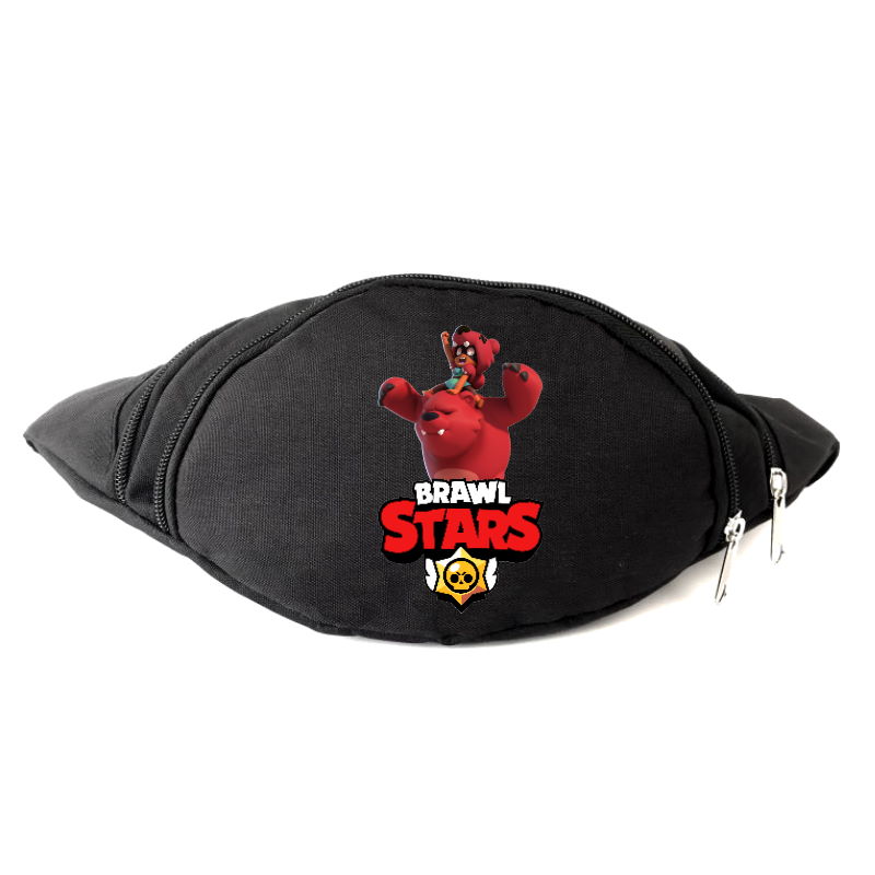 

Сумка Бананка на пояс Бравл Старс Brawl Stars Нита (BS-012) Cappuccino Toys черная